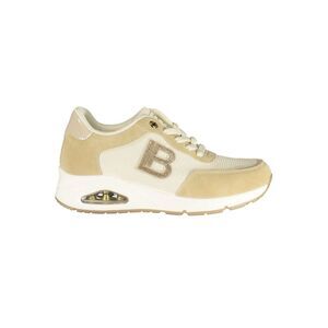 Laura Biagiotti Beige Polyurethane Women Women's Sneaker